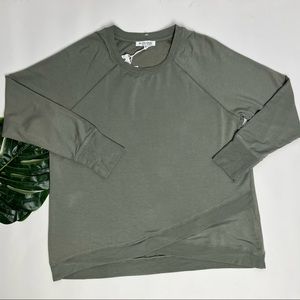 Workshop Republic Clothing Olive Green Sweatshirt